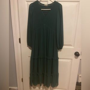 Jodifl- S Kelly Green Dress